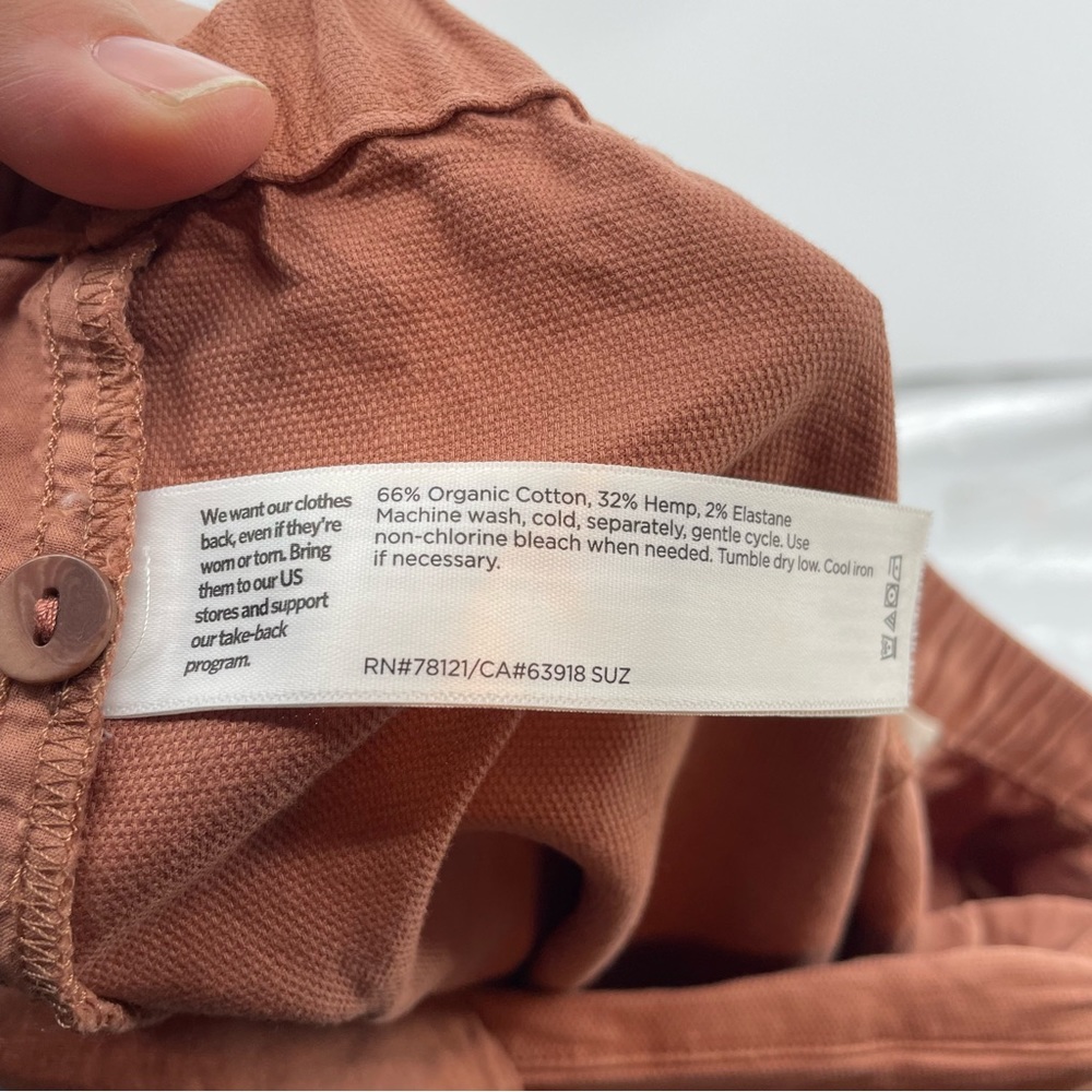 Eileen Fisher Hemp Cotton Lantern Pants - Picture 9 of 10